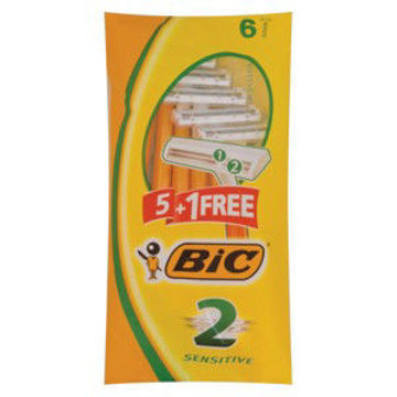 Bic Razor Disp Sensitive 2 Pouch 1 x 5`s