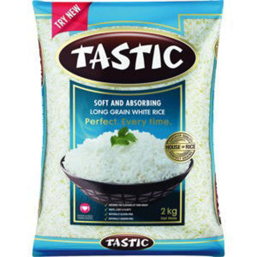 Tastic Rice Long Grain White 1 x 2Kg