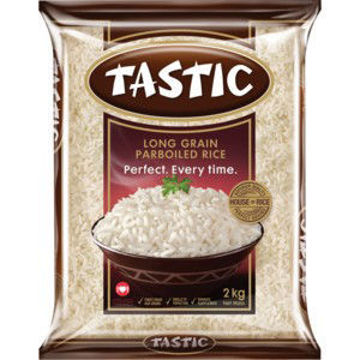 Tastic Rice Par Boiled 1 x 2Kg