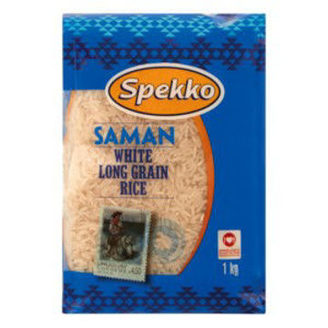 Spekko Rice Saman White 10 x 1Kg