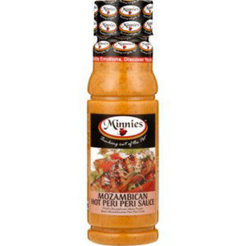 Minnies Sce Peri Peri Hot 1 x 250Ml