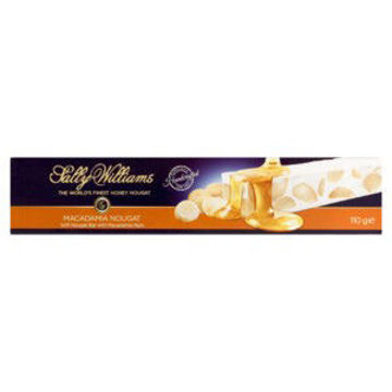 SALLY WILLIAMS Soft Nougat Bar Macadamia Nuts 1 x 110G