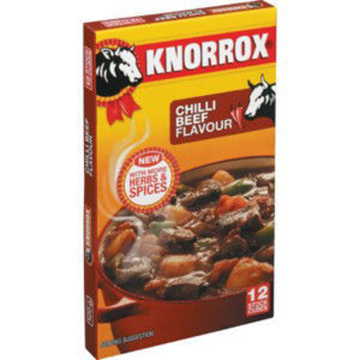 Knorrox Stock Cubes Chilli Beef 1 x 12`s