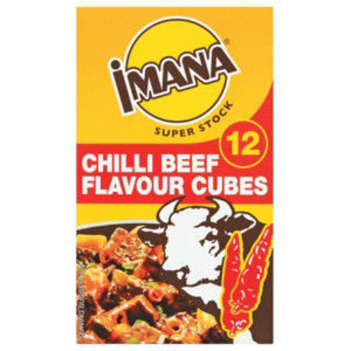 Imana Stock Cubes Veg Chilli Beef 1 x 12`s