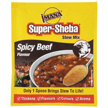 Imana Super Sheba Spicy Beef 1 x 55Gr