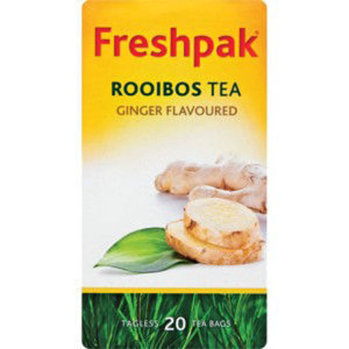 Freshpak Tea Bags Tagless Flav Ginger 1 x 20`s