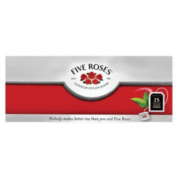 Five Roses Tea Bags Tagless Kosher 1 x 25`s