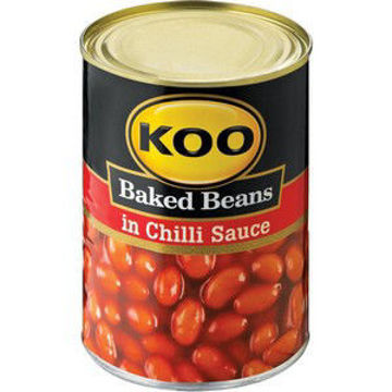 Koo Veg Baked Beans In Chilli 1 x 215Gr