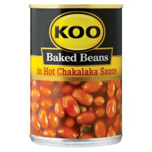 Koo Veg Beans Butter Chaka Hot 1 x 410Gr