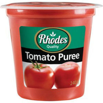 Rhodes Veg Tomato Puree Cup 1 x 240Gr