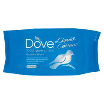 Dove Wipes Hygiene 1 x 25`s