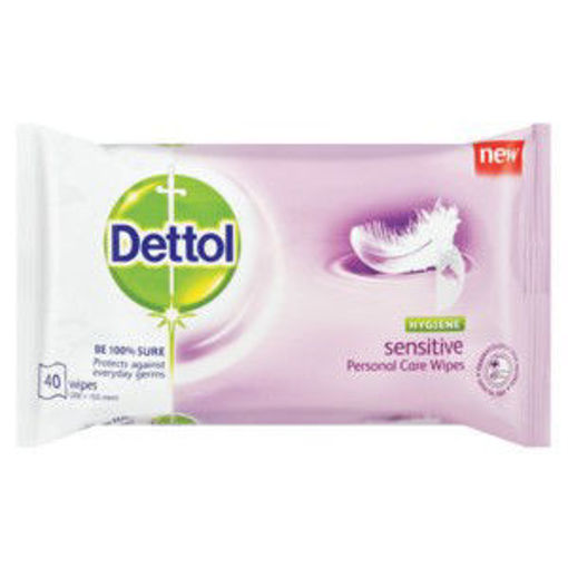 Dettol Wipes Hygienic Sensitive 1 x 40`s