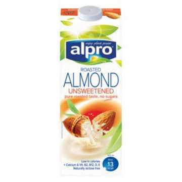 ALPRO ALMOND MILK UNSWEETENED 1 x 1L