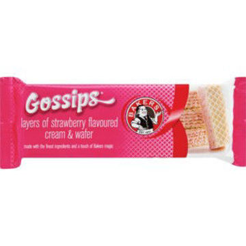 Bakers Bisc Gossip  S/berry & Cream 1 x 100G