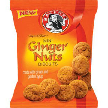 Bakers Bisc Mini Ginger Nuts 1 x 40G