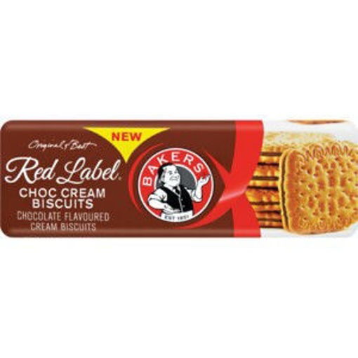 Bakers Bisc Red Label Choc 1 x 200Gr