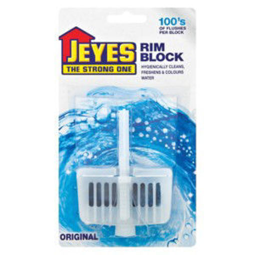 Jeyes Bloo Toilet Rim Block Blue 1 x 40Gr