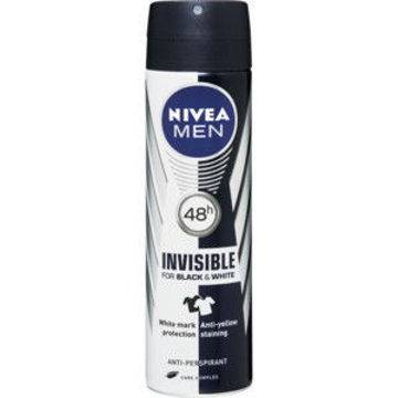 Nivea Deo Spray Male Men B&W Power 6 x 150Ml