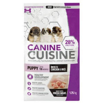 Canine Cuisine Dog Food Chick & Rice Puppy 1 x 1.75Kg