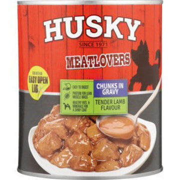 Husky Dog Food Chunks Lamb In Gravy 1 x 775G