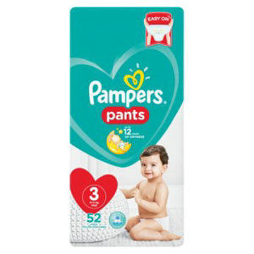 Pampers Nappies Act Baby Pants VP Midi 52s 1 x 0Ea