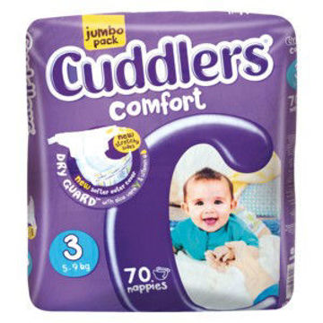 Cuddlers Nappy Comfort S3 1 x 70`s