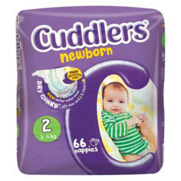 Cuddlers Nappy Newborn S2 1 x 66`S