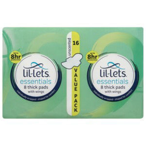 Lil Lets Pads Esstencial Duo Unscented 1 x 16`s