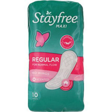 Stayfree Pads Maxi No Wings Scent 1 x 10`s