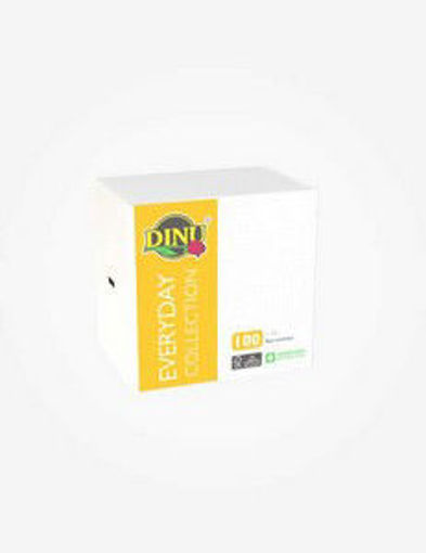 Dinu Paper Serviettes 1 Ply Econ White 12 x 100`s