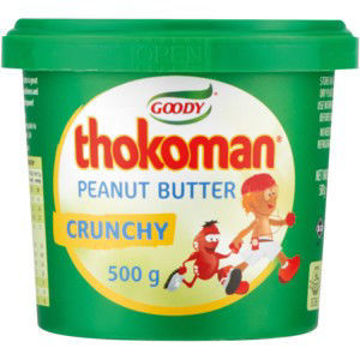 Thokoman Peanut Butter Crunchy 6 x 500G