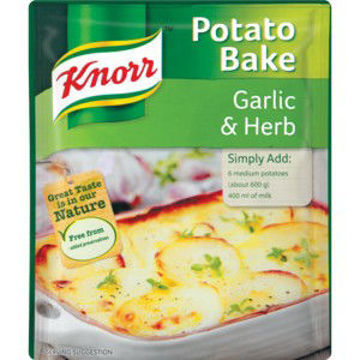 Knorr Potato Bake Garlic Herb 1 x 43Gr