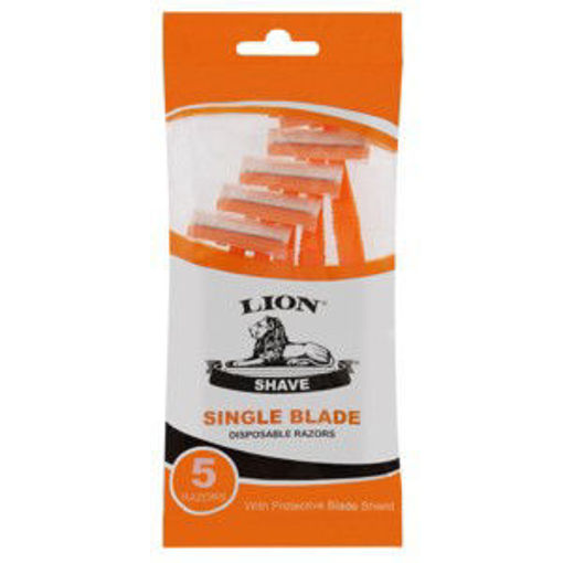 Lion Razor Disp Single Edge 1 x 5`s