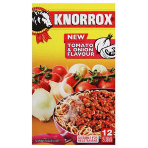 Knorrox Stock Cubes  Tom & Onion 1 x 12`s