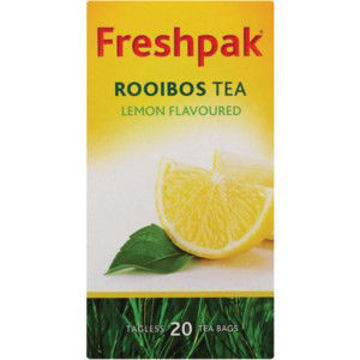 Freshpak Tea Bags Tagless Flav Lemon 1 x 20`s