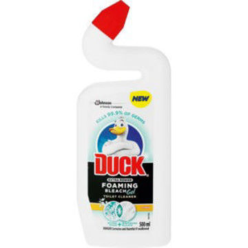 Duck Toilet Clean Ex Pwr Foam Bleach Citrus 1 x 500Ml