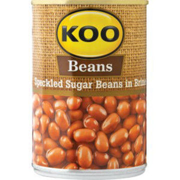 Koo Veg Beans Sugar Speck In Brine 1 x 410G