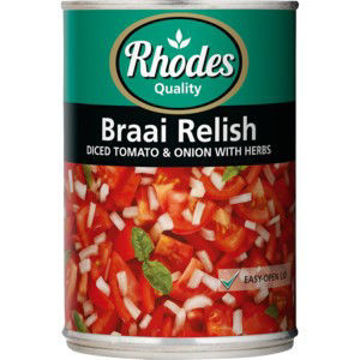 Rhodes Veg Tomato Braai Relish 1 x 400G