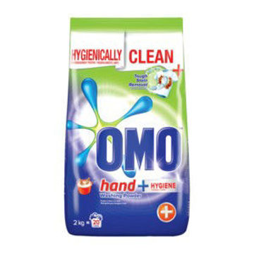 Omo Wash Powder Hand Hygiene 1 x 2Kg