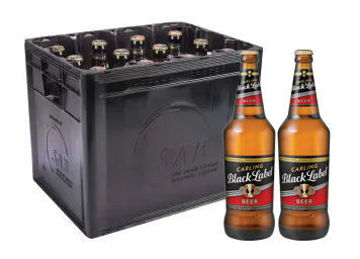 Carling Black Label Beer Ret Bot Quart Ml x 12