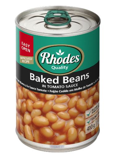 Picture of RHODES Veg Baked Beans In Tom Sce 410G