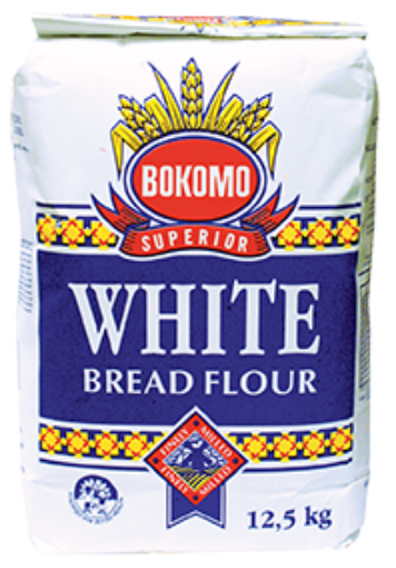 Picture of BOKOMO Flour White Bread Paper 12.5Kg