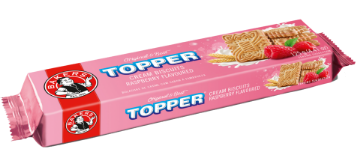 Picture of Bakers Bisc Topper Raspberry 125G x 12