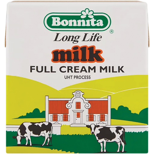 Picture of BONNITA Milk Long Life UHT Full Cream 500Ml