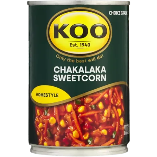 Picture of KOO Veg Chakalaka Sweetcorn 410G x 12