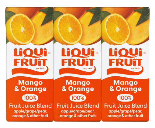 Picture of LIQUIFRUIT Liquifruit  Mango & Orange 200Ml x 6